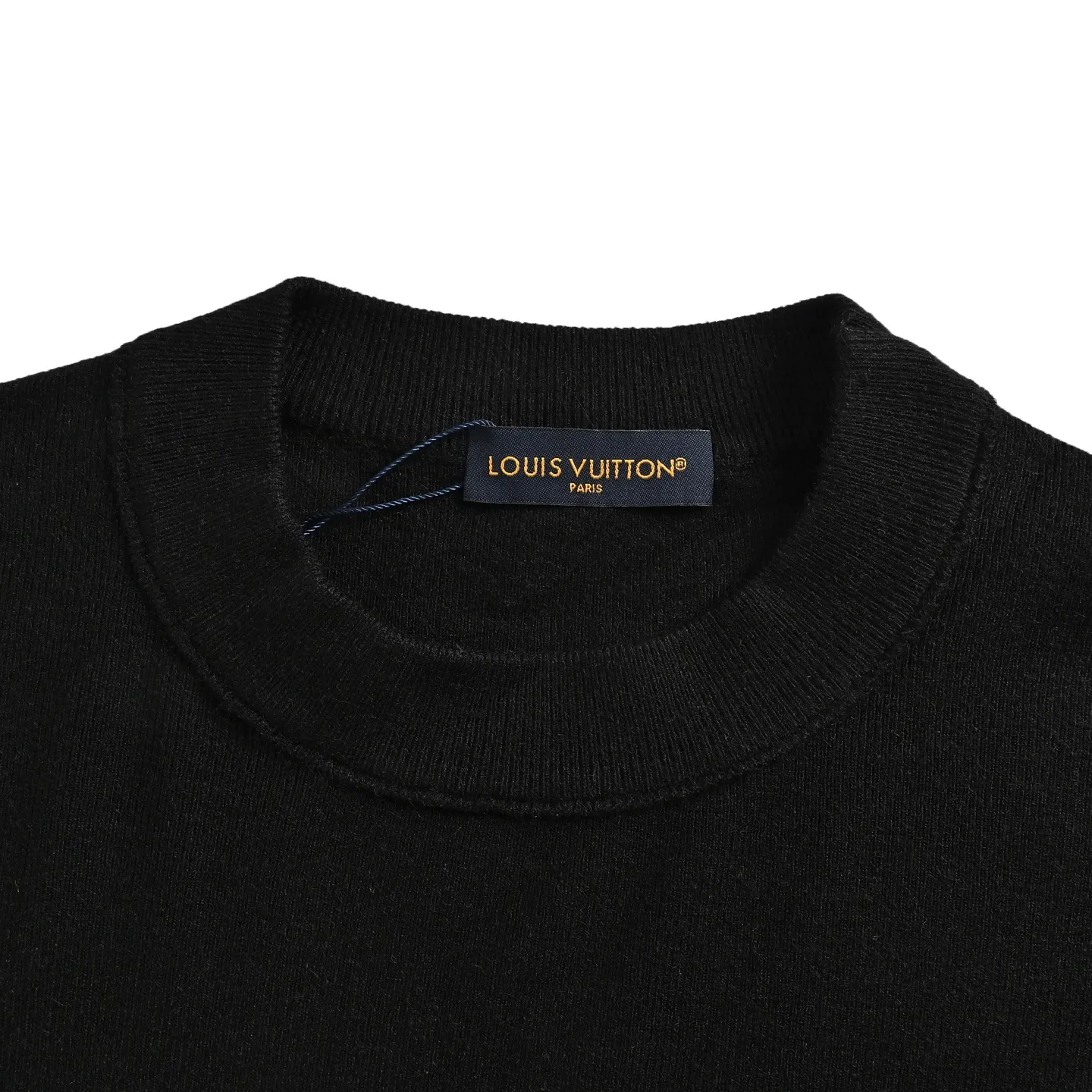 Louis Vuitton/Louis Vuitton 26ss towel patch bear crew neck sweater